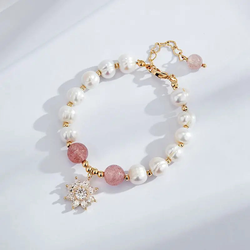 Blushing Snow Bracelet
