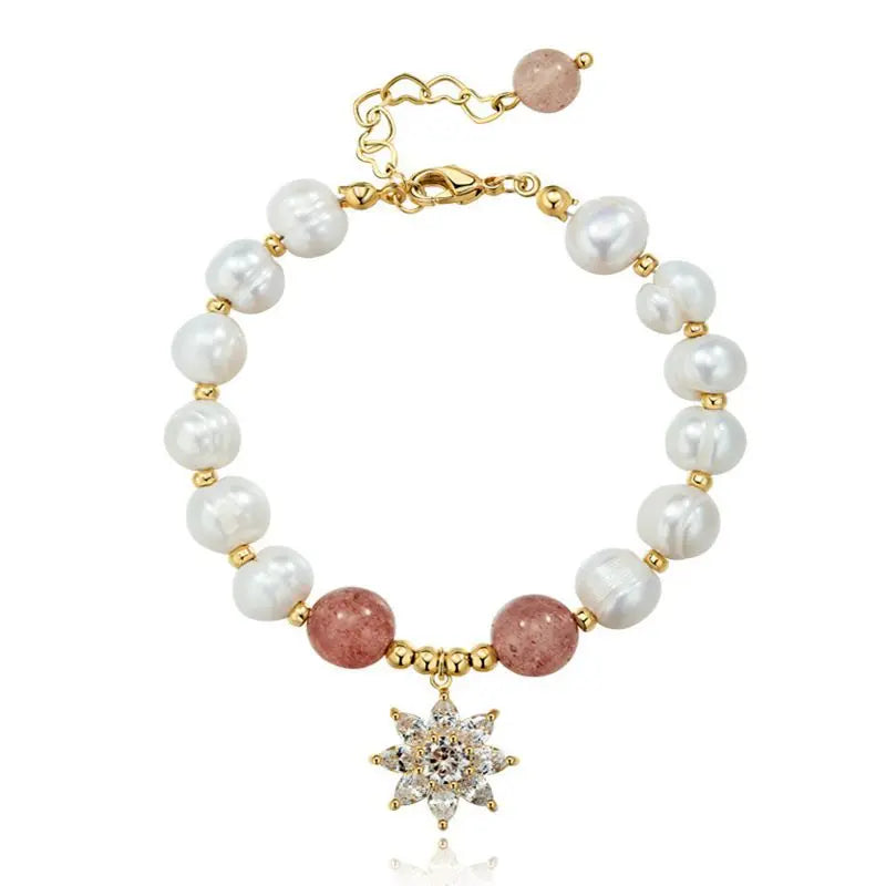 Blushing Snow Bracelet