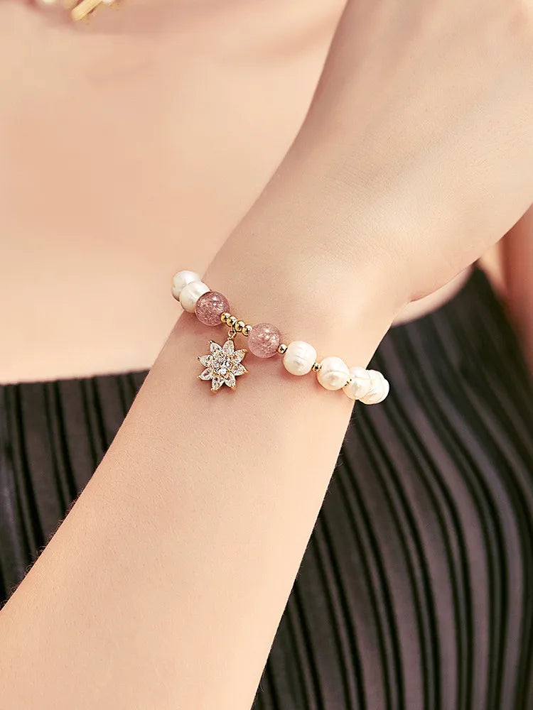 Blushing Snow Bracelet